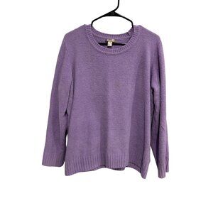 White Stag Womens Lavender Pullover Sweater Crewneck Long Sleeve Sz XXL